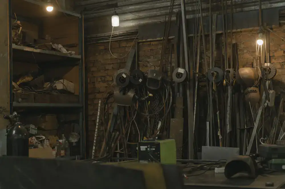 Premium steel tubing options on a workbench