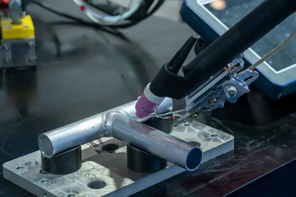 TIG welding a bottom bracket shell