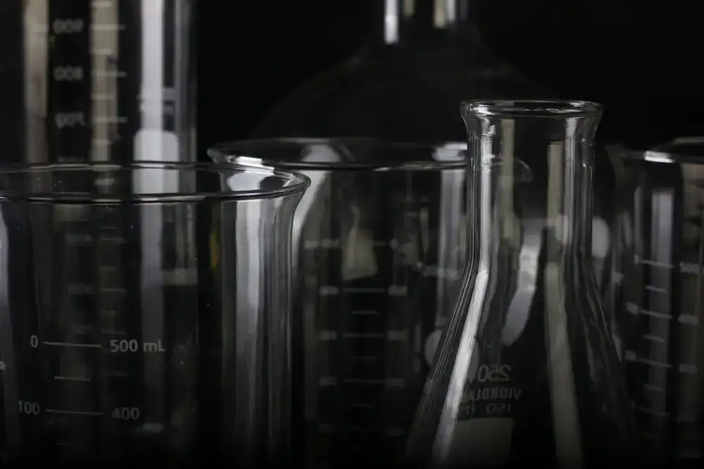 Close up of precision measuring tools and tube blocks